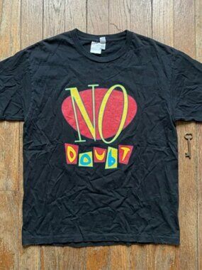 Vintage No Doubt Logo Shirt Gwen Stefani Band Tee 90s Ska Punk Y2K